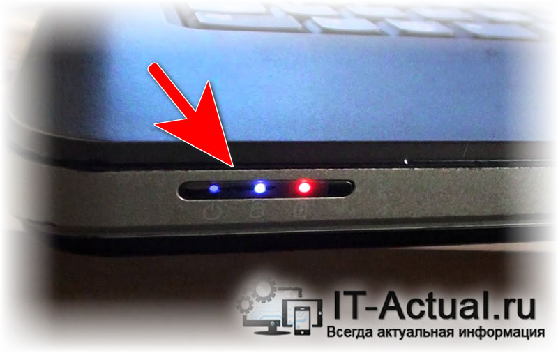 Activity light in PC or laptop 1