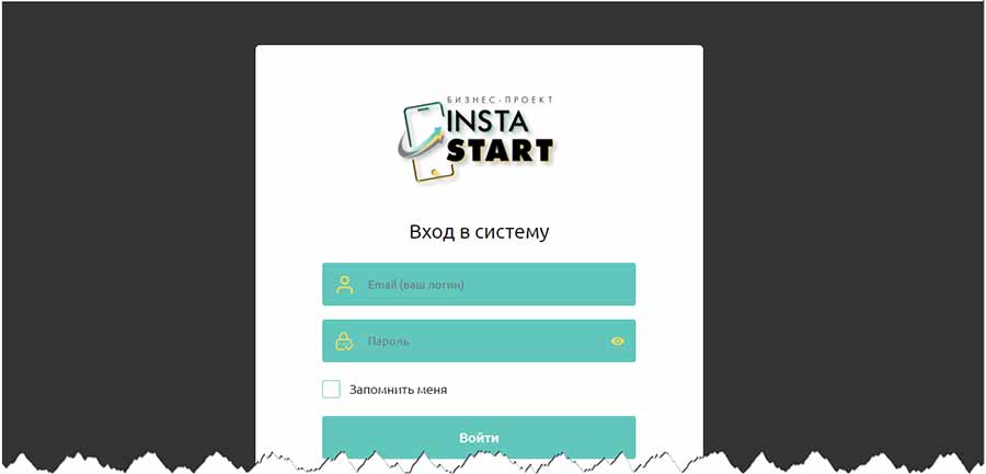 Сайт у бизнес-проекта InstaSTART весьма странный